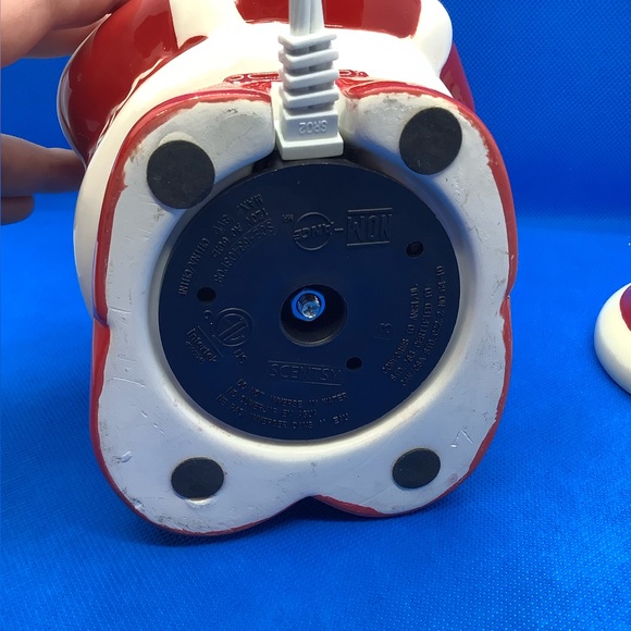 Scentsy Be Jolly Full Size Warmer Santa Gnome Red White Working - Picture 8 of 10